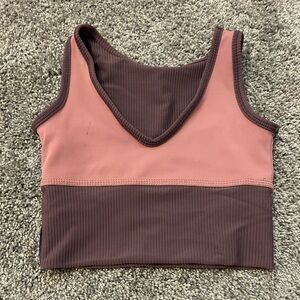 Tiger Friday pink and purple reversible top, size CXL